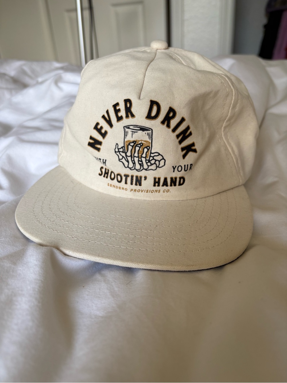 Never Drink Your Shootin' Hand Cream Baseball Cap